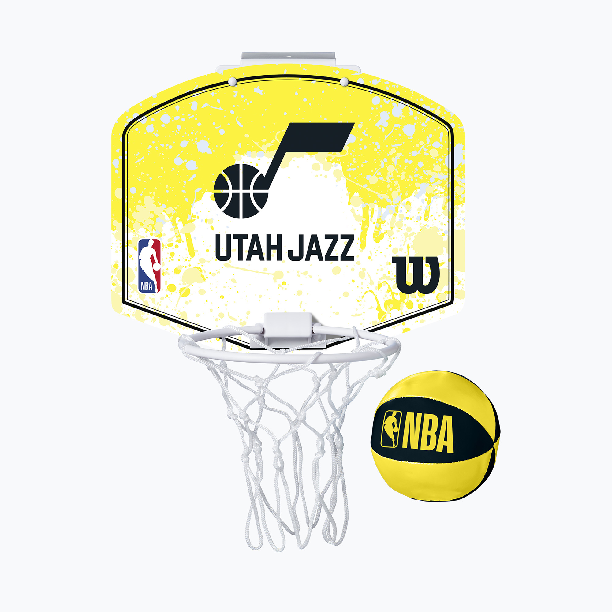 Set di palloni da basket Wilson NBA Team Mini Hoop Utah Jazz (NBA Team Mini Hoop Utah Jazz WZ6010102)