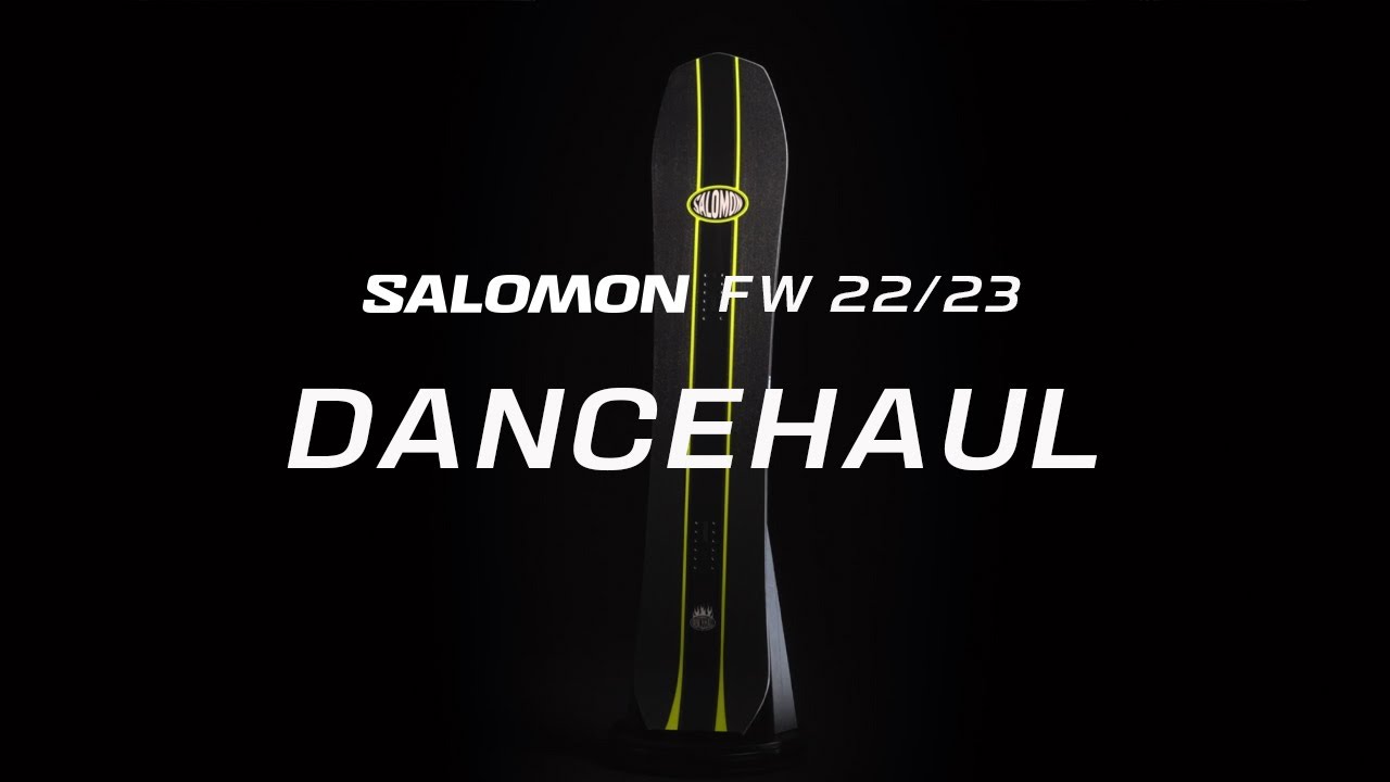Snowboard Salomon Dancehaul nero/giallo