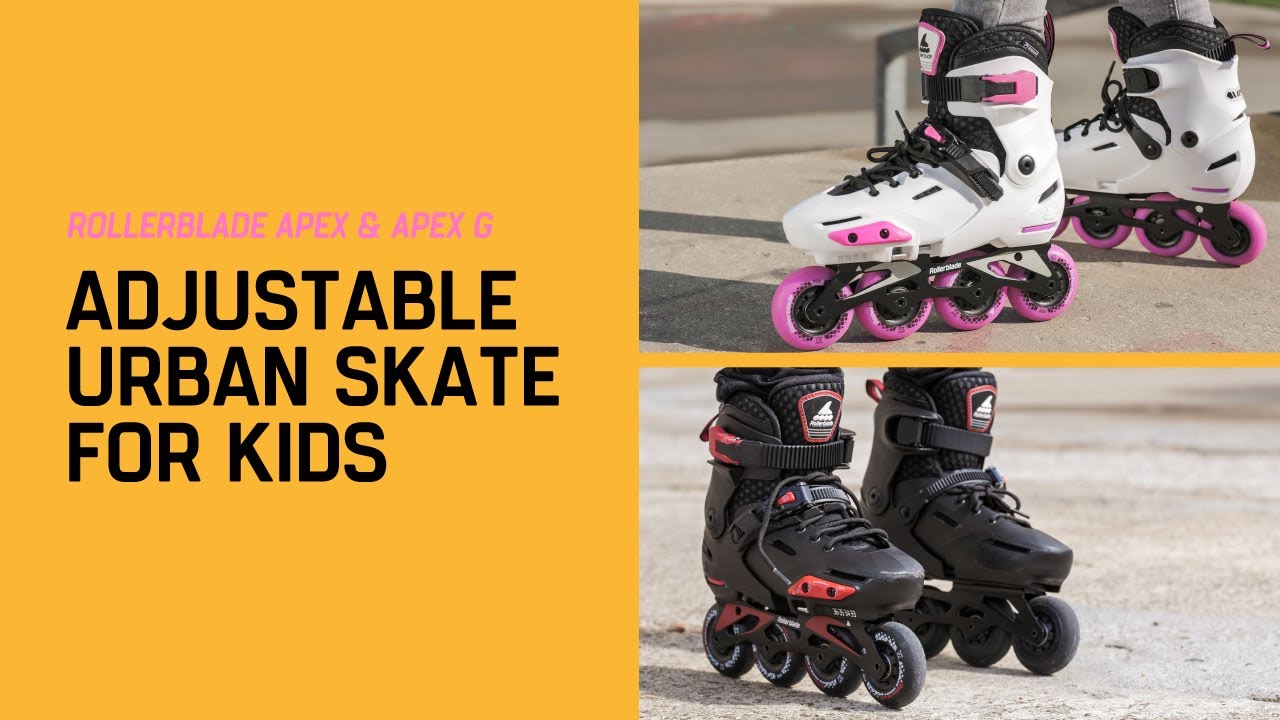 Rollerblade Apex G bianco/rosa, pattini a rotelle per bambini