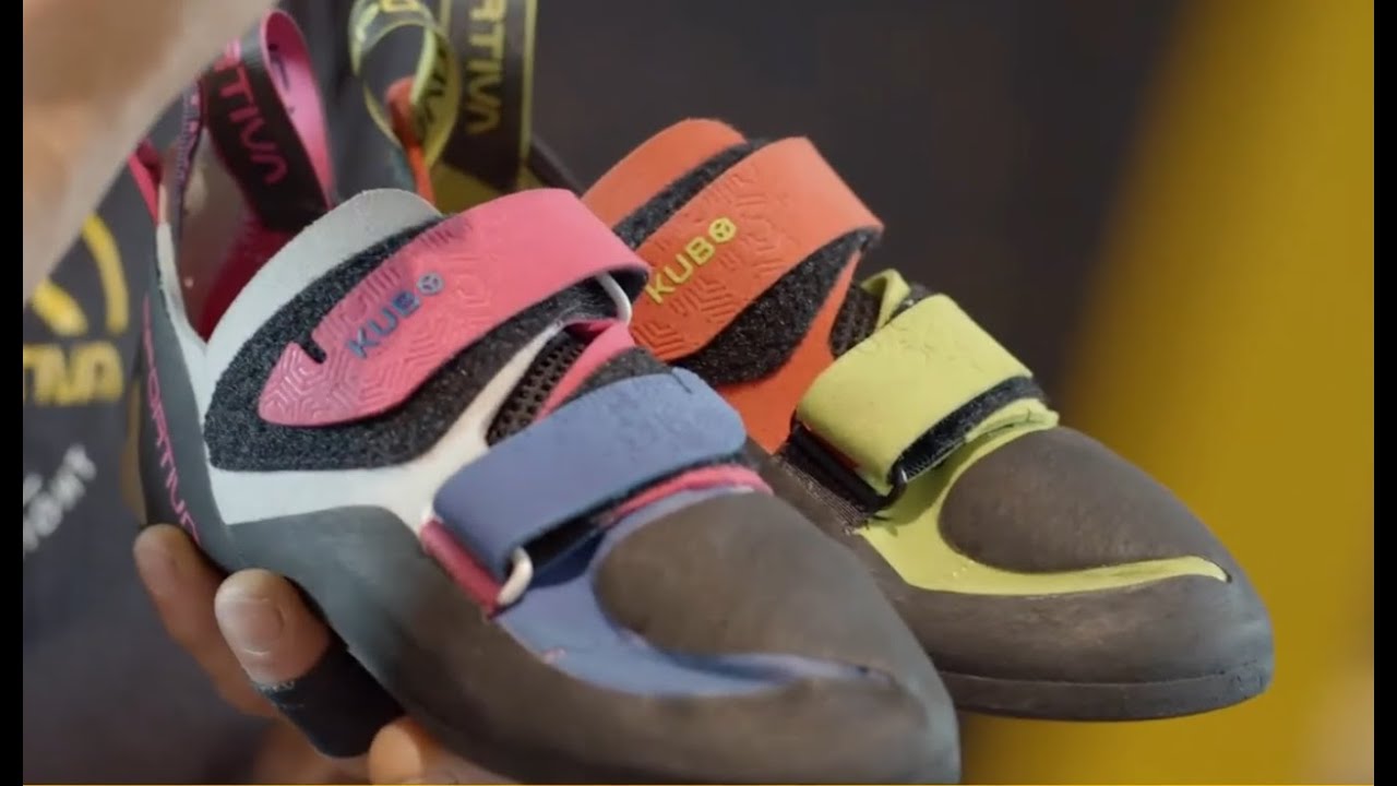 La Sportiva scarpa da arrampicata da uomo Kubo goji/neon