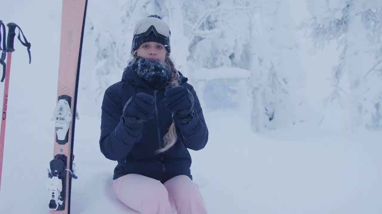 Guanti da snowboard da donna ROXY Sierra Warmlink nero