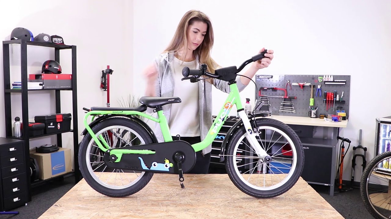 PUKY Steel 16 bicicletta per bambini bella rosa