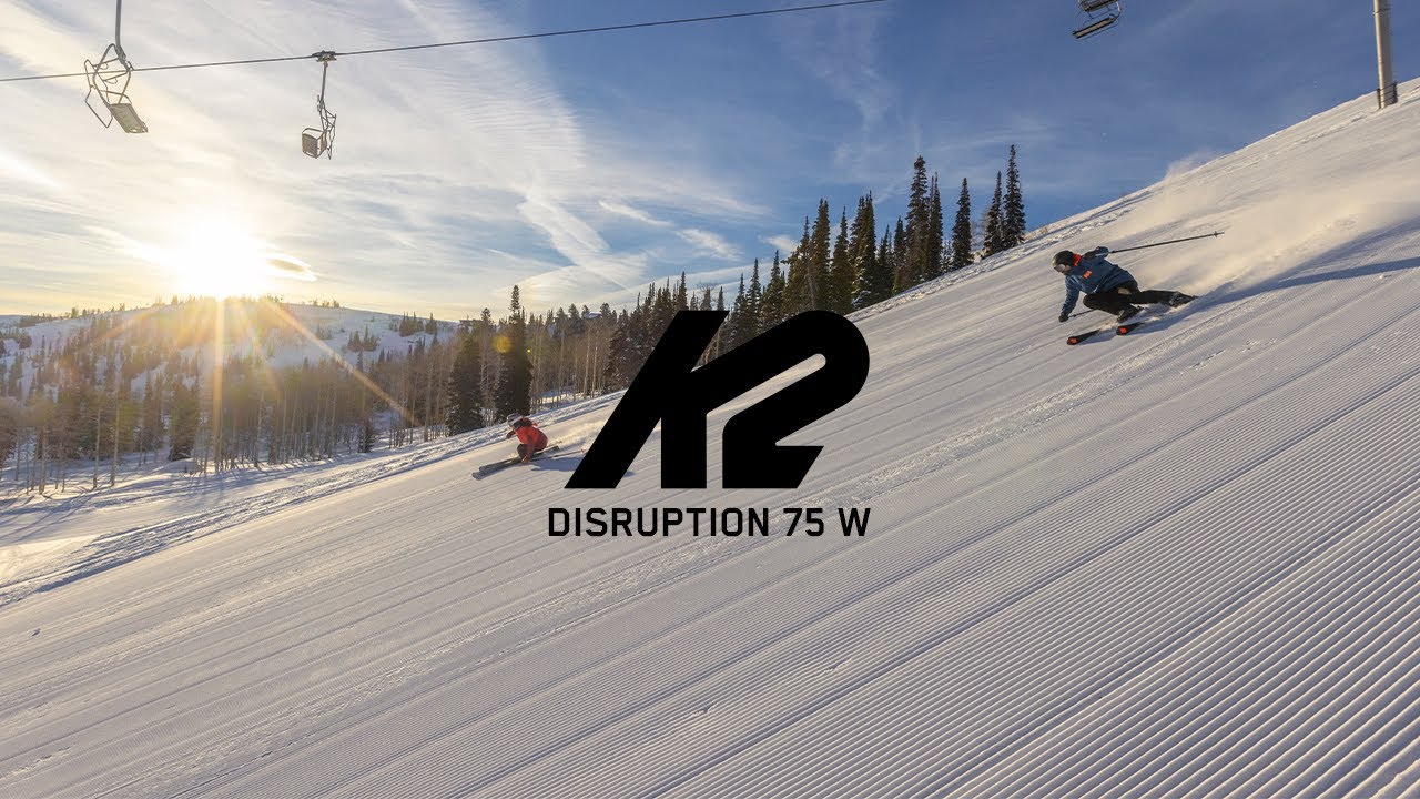 Sci alpino femminile K2 Disruption 75 W + attacchi 10 Quikclik Free