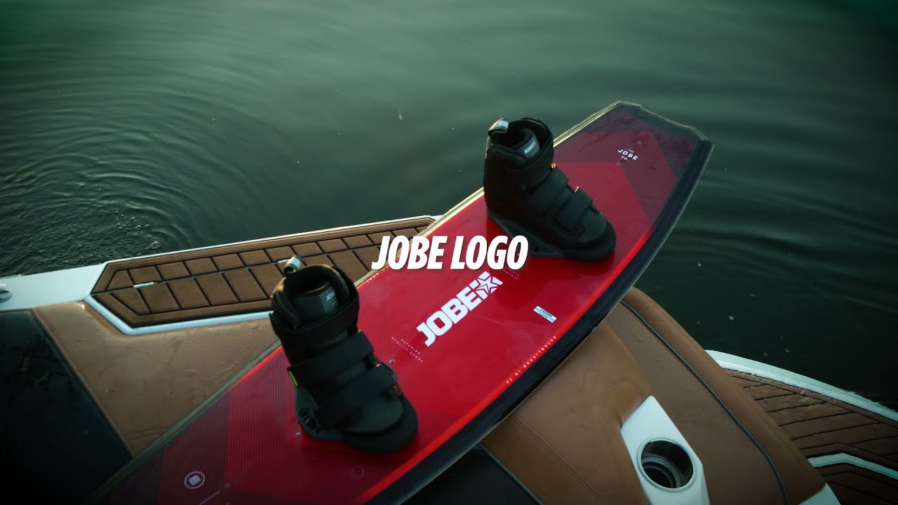 JOBE Logo Wakeboard 138 & Unit Set nero/rosso