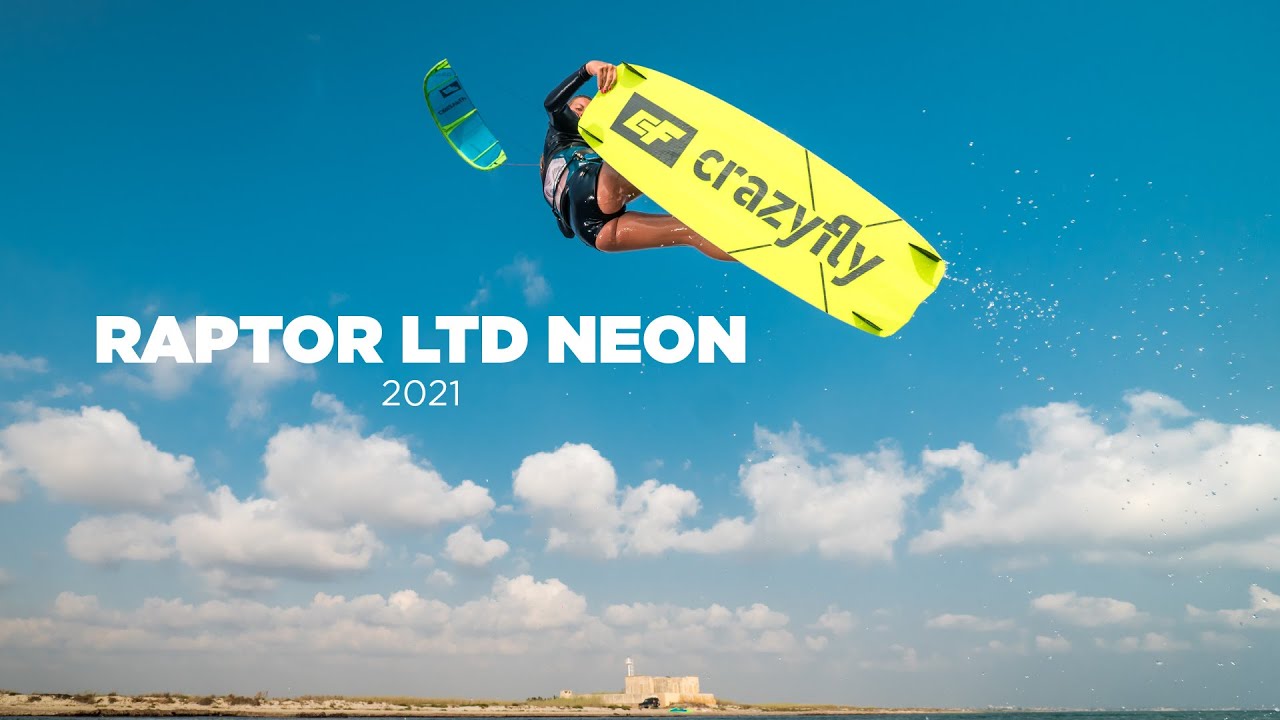 CrazyFly Raptor LTD Neon kitesurfboard