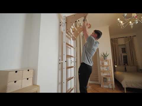 Scala da ginnastica BenchK nera BK-711B