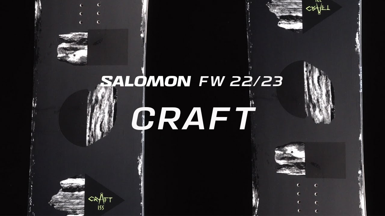 Salomon Craft snowboard uomo bianco/nero