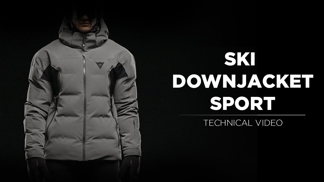 Dainese Ski Downjacket Sport da uomo, concetto nero