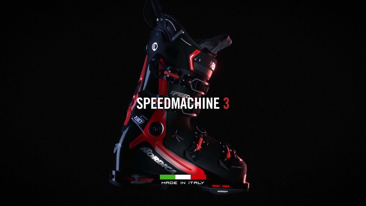 Scarponi da sci Nordica Speedmachine 3 130 GW da uomo nero/antracite/rosso