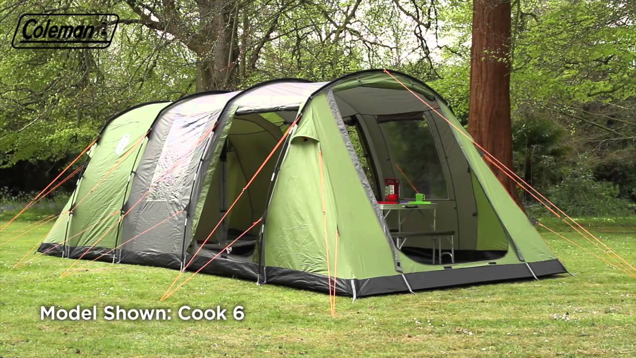 Tenda da campeggio per 4 persone Coleman Cook 4 verde