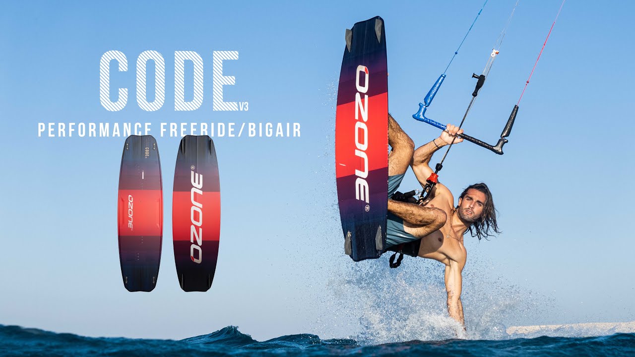 Ozone Code V3 Performance Freeride kiteboard nero