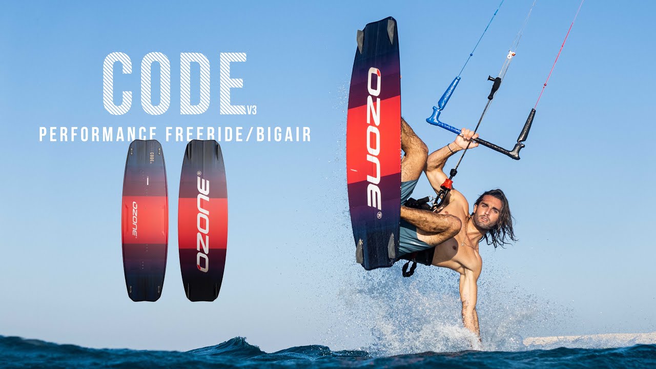 Ozone Code V3 Performance Freeride kiteboard nero
