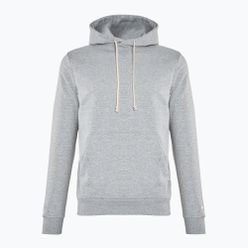 Felpa da basket da uomo Nike Standard Issue Dri-Fit Hoodie grigio scuro heather/avorio chiaro