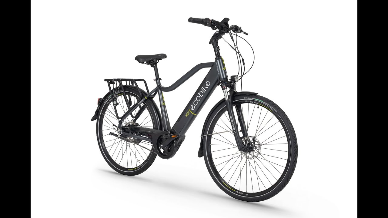 Bicicletta elettrica EcoBike MX300 48V 14Ah 672Wh X300 LG nero