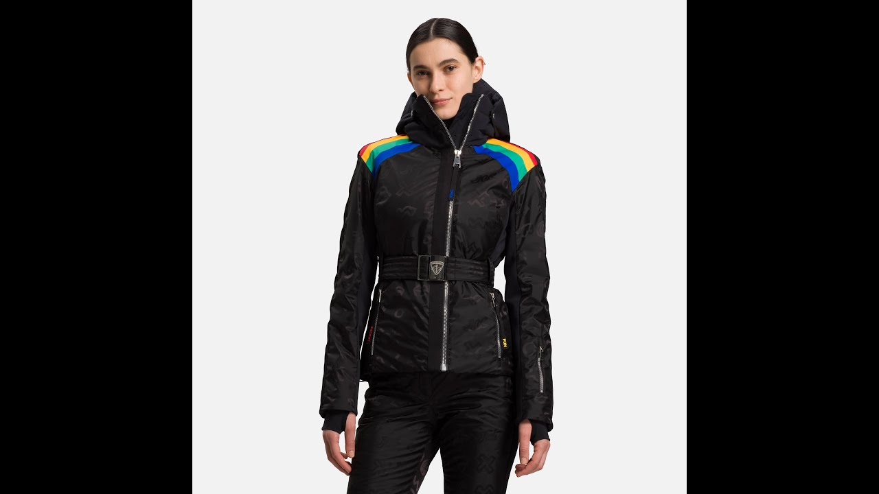 Giacca da sci donna Rossignol W Rainbow nero