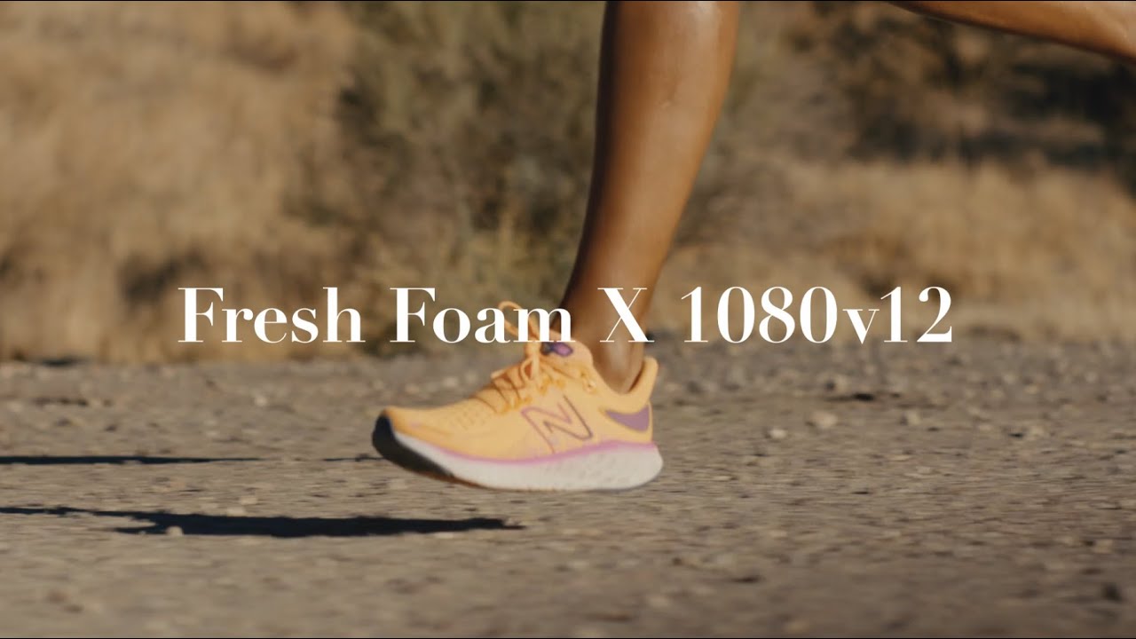 New Balance Fresh Foam X 1080 v12 nero uomini scarpe da corsa