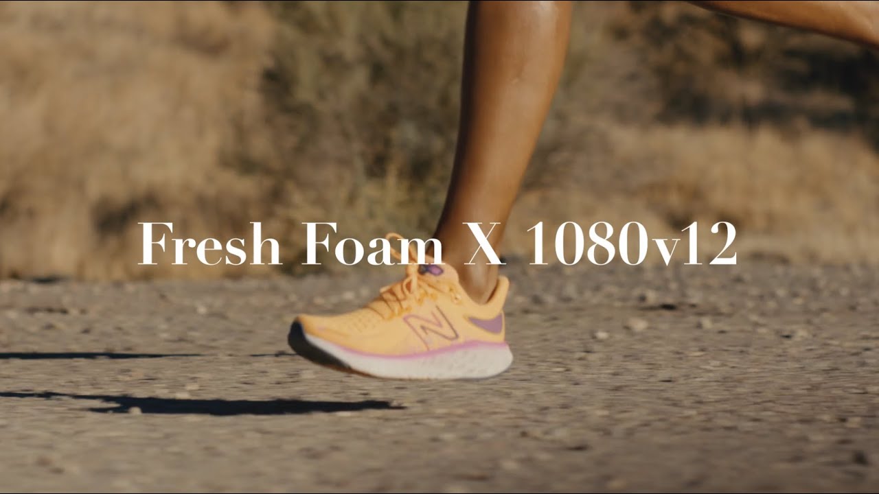 New Balance Fresh Foam X 1080 v12 nero uomini scarpe da corsa