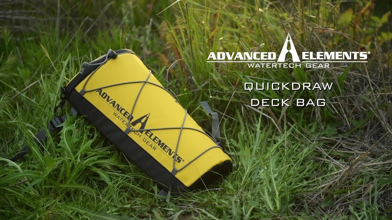 Advanced Elements QuickDraw Deck bag giallo/nero
