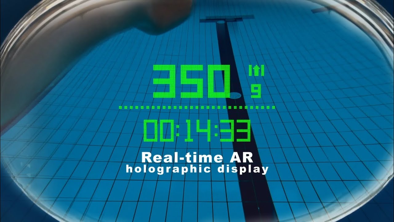 Occhiali da nuoto Holoswim Smart nero