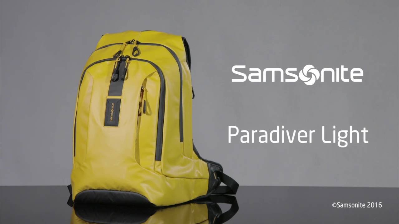 Samsonite Paradiver Light 24 l zaino da città giallo