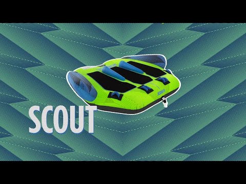 JOBE Scout Towable 2P 2022 galleggiante blu/verde