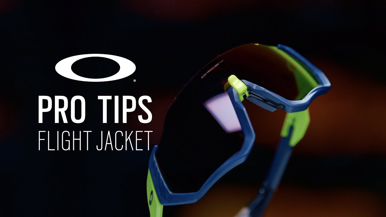 Occhiali da sole Oakley Flight Jacket acciaio opaco/prizm road jade