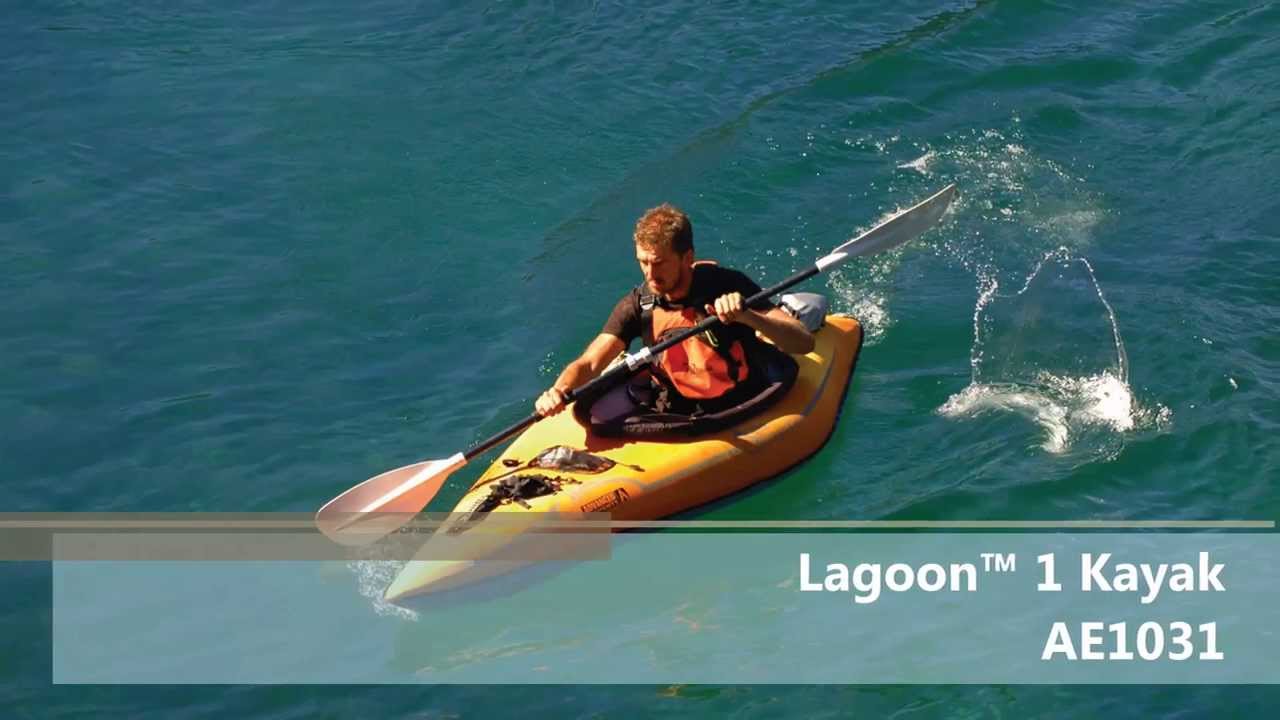 Advanced Elements Lagoon 1 TM arancio/grigio kayak gonfiabile per 1 persona
