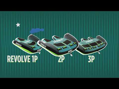 JOBE Revolve Towable 2P galleggiante blu/verde