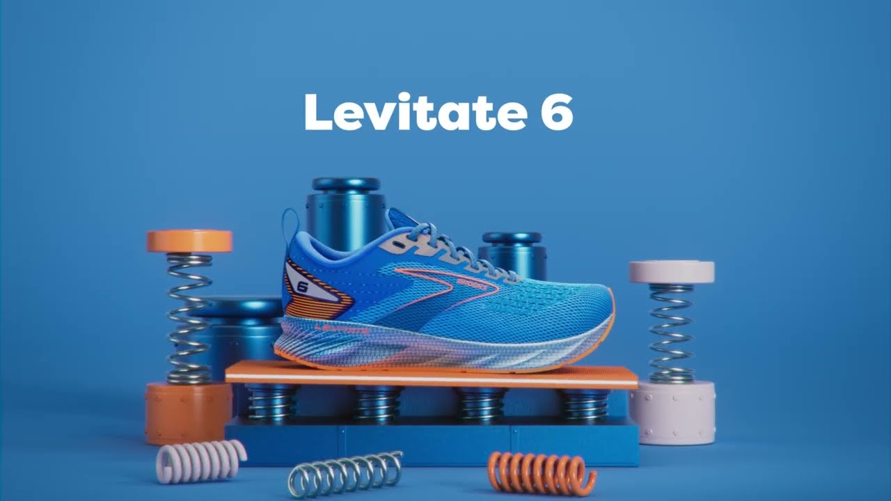 Scarpe da corsa da donna Brooks Levitate GTS 6 bianco/yster/giallo