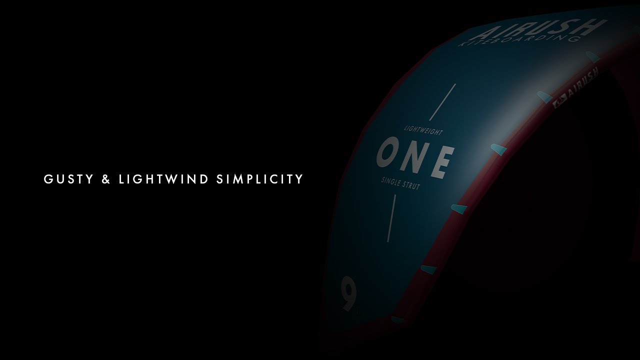Aquilone da kitesurf Airush One V2 rosso/teal