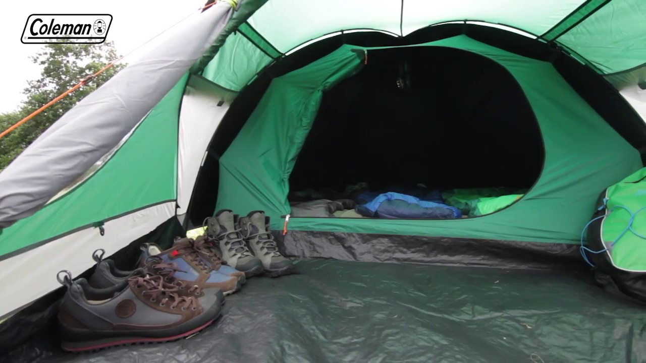 Tenda da campeggio per 3 persone Coleman Kobuk Valley 3 Plus verde
