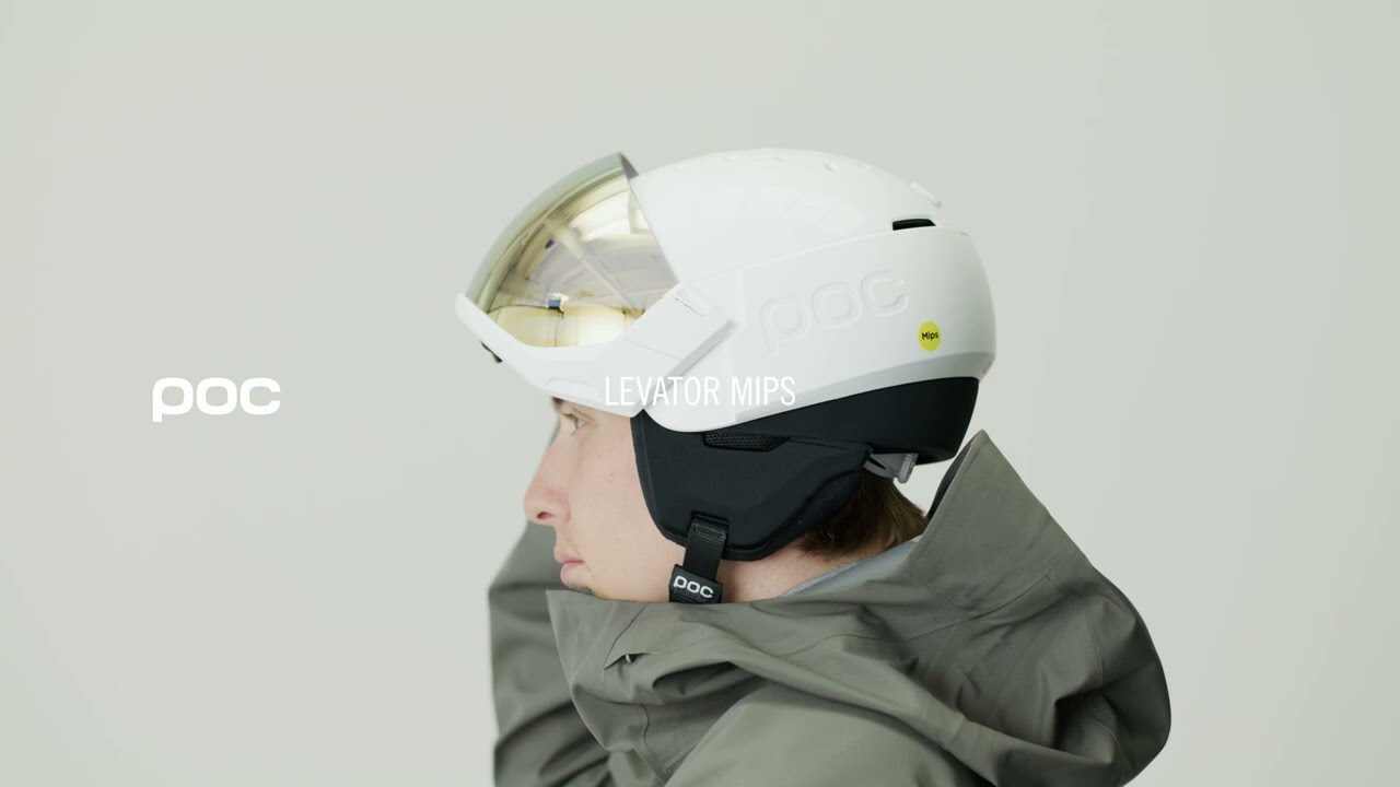 POC Levator MIPS casco da sci bianco idrogeno