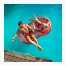 Materassini da mare e ciambelle mare